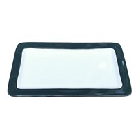 Гастроемкость 1/3-20 (32,5*17.6*2 см), зеленый борт, фарфор, P.L. Proff Cuisine 81221553