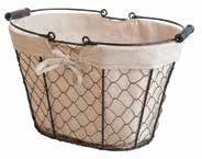 Подставка для хлеба металлическая с хлопковой вставкой 35*23*22h см, P.L. Proff Cuisine 78040025