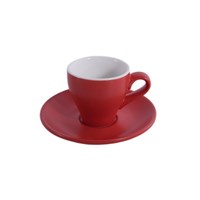 Кофейная пара Barista (Бариста) 80 мл,красный-матовый цвет, P.L. 81280262
