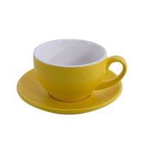 Кофейно-чайная пара Barista (Бариста) 250 мл,желтый-матовый цвет, P.L. 81280276