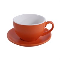 Кофейно-чайная пара Barista (Бариста) 350 мл,оранжевый-матовый цвет, P.L. 81280285