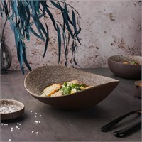 Блюдо  24,5*21,5*8 см, Brown Taiga Untouched, P.L. Proff Cuisine 81223240