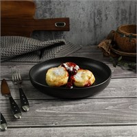 Тарелка с бортом d=21.5 cм,фарфор 