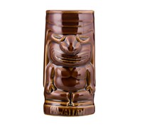 Стакан для коктейля 350 мл. d=70 мм. h=150 мм. керамика, темно-коричневый Тики /12/ 80686