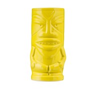 Стакан для коктейля 350 мл. d=68 мм. h=150 мм. керамика, желтый Тики /12/ 80690