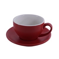 Кофейно-чайная пара Barista (Бариста) 200 мл,красный-матовый цвет, P.L. 81280268