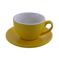 Кофейно-чайная пара Barista (Бариста) 200 мл,желтый-матовый цвет, P.L. 81280270