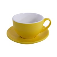 Кофейно-чайная пара Barista (Бариста) 350 мл,желтый-матовый цвет, P.L. 81280288