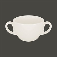 Бульонница с двумя ручками RAK Porcelain Barista 280 мл, h 6,3 см 81220362
