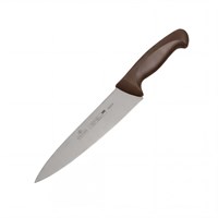 НОЖ поварской 8" 200мм коричневый "HACCP" Luxstahl [W016] кт1479