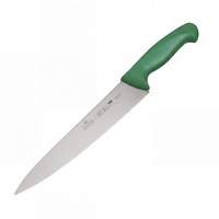 НОЖ поварской 10" 250мм зелёный "HACCP" Luxstahl [W016] кт1420