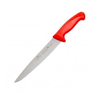 НОЖ универсальный 8" 200мм красный "HACCP" Luxstahl [W016] кт1405