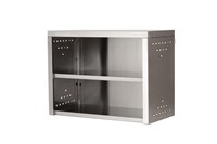 Полка навесная закрытая ПНЗн - 1500*400*600 "Norma Inox", без дверей, полка сплошная ПНЗ-NIn1504060-бд-пс