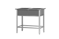 Ванна моечная ВМСр - 500/2 "Retail", 2 отв. д/смесит. ВМС-2R50