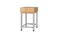 Подставка для рубки мяса ПДМп - 500*500*800 "Profi Inox" ПДМ-PIn505080