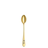 Ложка для латте 18см, Epsilon matt gold 24k flower, Narin [12] 202466