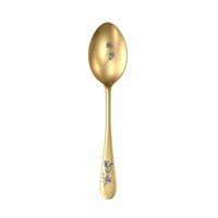 Ложка закусочная 19см, Epsilon matt gold 24k flower, Narin [12] 202454
