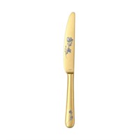 Нож закусочный 20,5см, Epsilon matt gold 24k flower, Narin [12] 202456