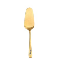 Лопатка для торта 25см, Epsilon matt gold 24k flower, Narin [12] 202478