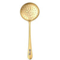 Шумовка для сервировки 29см, Epsilon matt gold 24k flower, Narin [12] 202475