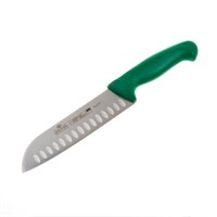 НОЖ Santoku 7" 178 мм зелёный "HACCP" Luxstahl[W016-032RU] кт1333
