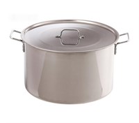 Котел 40,0л (d45см; h28см) [ОБЩЕПИТ] Сварной. Клепаные ручки, 1 КТ-ОБ-41