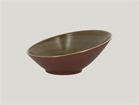 Ассиметричная тарелка RAK Porcelain Twirl Alga 1,6 л, 29*14 см 81220503