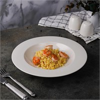 Тарелка глубокая 450мл, d27 см, h4 см, фарфор "NOBLE" серия "NEO SILK" 81222353
