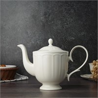 Чайник 900 мл, фарфор "NOBLE" серия "Retro Ritz &amp; Bella-White" 81233104