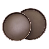 Поднос круглый,коричневый,прорезиненный d=40 см, P.L. - BarWare 90001063