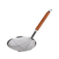 Шумовка сетчатая с деревянной ручкой d 25.5 см, l 57 см,  P.L. Proff Cuisine 99004018