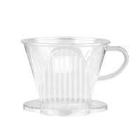 Пластиковый капельный фильтр (дриппер), 2-4 чашки, P.L. Proff Coffee 30000246