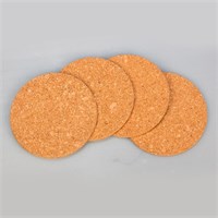 Подставка круглая d=15,2 см, h=1 см, пробковая, 4 шт/уп, P.L. Proff Cuisine 81272058