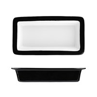 Гастроемкость 1/3-65 (32,5*17,6*6,5 см), черный борт, фарфор, P.L. Proff Cuisine 81243106