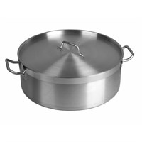 Кастрюля-котел c крышкой,низкая, 10л (32*12) сталь 18/0,серия "Kitchen Staff"  P.L.-Proff Cuisine 81240594