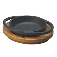 Сковородка круглая d=12см,чугун на д/подставке LAVA 81240268
