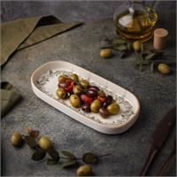 Блюдо овальное 20.5 cм,фарфор,серия "Oliva", By Bone 81222796