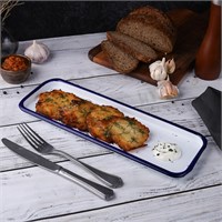 Блюдо эмалированное 400 мл, 35*12,7*2  P.L.-SUN. 78040027