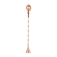 Ложка барная с метал.кнопкой 31 см.медное напыление  "P.L.-Bar Ware" 81259037