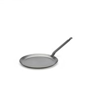 Сковорода для блинов d=26 см. h=2 см. 0,5 л. белая сталь (индукция) Carbone Steel De Buyer (5120.26) /1/5/ 53119