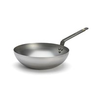 Сковорода Wok d=28 см. h=8,5 см. 2,4 л. белая сталь De Buyer (5617.28) /1/6/ 75000