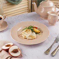 Тарелка 27 см, фарфор,серия "Aristocrat-Peach Tea", Noble 81222239