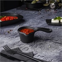 Соусник с ручкой  Black Raw Steller 130 мл, P.L. Proff Cuisine 81223142