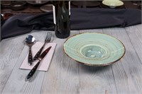 Тарелка для пасты/супа/салата Fusion Blue Lake 100 мл, 23 см, P.L. Proff Cuisine 81223172