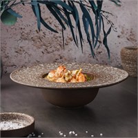 Тарелка для пасты/супа 350 мл, 23*6,5 см, Brown Taiga Untouched, P.L. Proff Cuisine 81223237