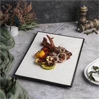 Блюдо 36*25,5 см с черным основанием, фарфор, P.L. Proff Cuisine 99000156
