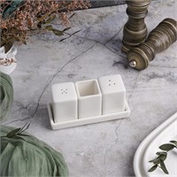 Набор для специй: 3 предмета на подставке, фарфор, P.L. Proff Cuisine 99004054