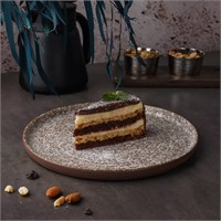 Тарелка с бортом d=23 см, h=1,5 см, Brown Taiga Untouched, P.L. Proff Cuisine 81223541