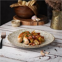 Тарелка 27см "Brown Spider Silk" / "Stockholm" P.L. Proff Cuisine 81223924