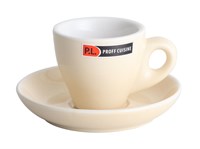 Чашка с блюдцем Barista (Бариста) 80 мл, бежевая, P.L. Proff Cuisine 81223986